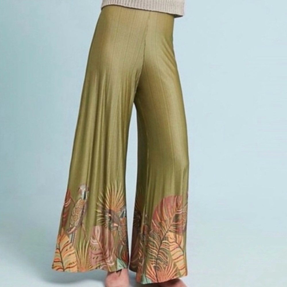 Anthropologie Farm to Rio Flowy Pants